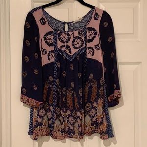 Sheer pleasant blouse from Anthro